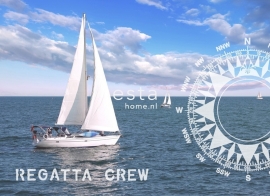 Esta Home Regatta Crew (A) 156434 PhotowallXL Ocean blue