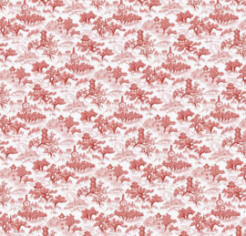 Creative Lab Chinoiserie Orange 292,2cm x 280cm hoog (met gratis lijm!)