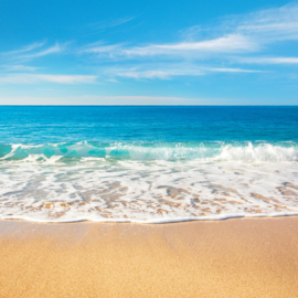 Fotobehang Zonnig strand