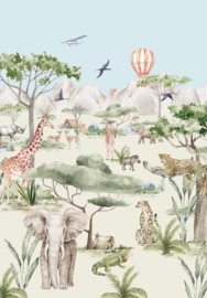 Creative Lab Out Of Africa 194.8cm x 280cm hoog (met gratis lijm!)