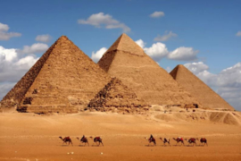 Fotobehang Pyramides