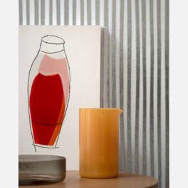 Studio Ditte Strepen behang zilver (met gratis lijm!)