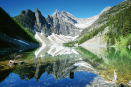 Fotobehang Lake Agnes