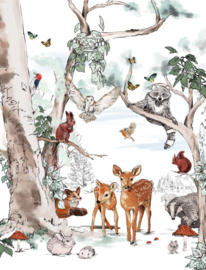 Annet Weelink Magical Forest Mural (met gratis lijm!)