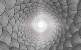 Fotobehang Abstract grey spiral
