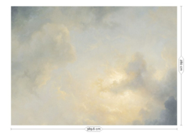 Kek Book V wp-397 Golden Age Clouds 389,6cm breed x 280cm hoog (met gratis lijm!)