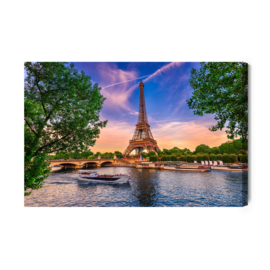 Canvasdoek Eiffel Tower, Paris