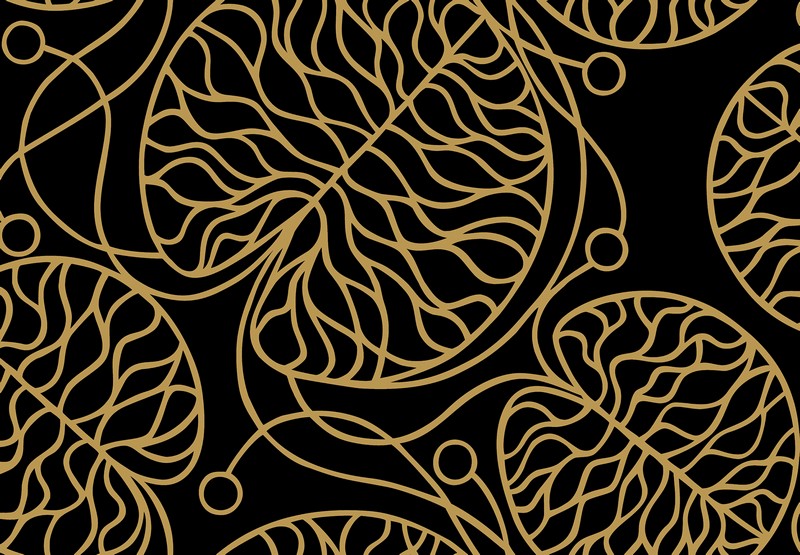 Marimekko 07 Bottna 25923 Metallic (met gratis lijm!)
