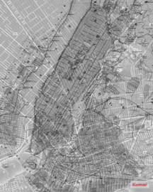 Komar NYC Map P033-VD2