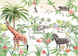 Creative Lab Jungle Tales 389,6cm x 280cm hoog (met gratis lijm!)