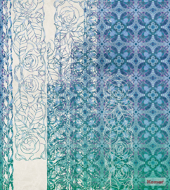 Komar Heritage HX5-039 Art nouveau bleu