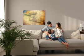 Canvasdoek Venetian Charms In Vintage Style