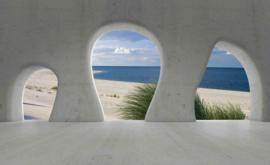 Fotobehang Uitzicht op het Strand