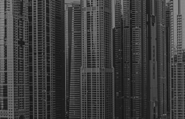 Fotobehang City Love CL70B Dubai wolkenkrabber