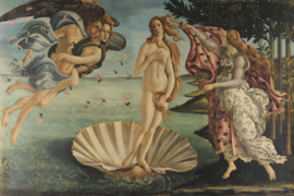 Fotobehang Geboorte van Venus (Sandro Botticelli)