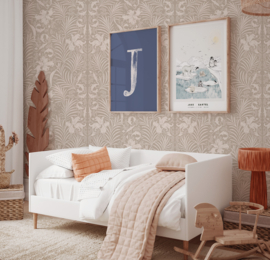 Annet Weelink Donna Floral Beige behang (met gratis lijm!)
