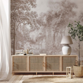 Annet Weelink Landscapes Vol.2 Romantic Garden Brown (met gratis lijm!)