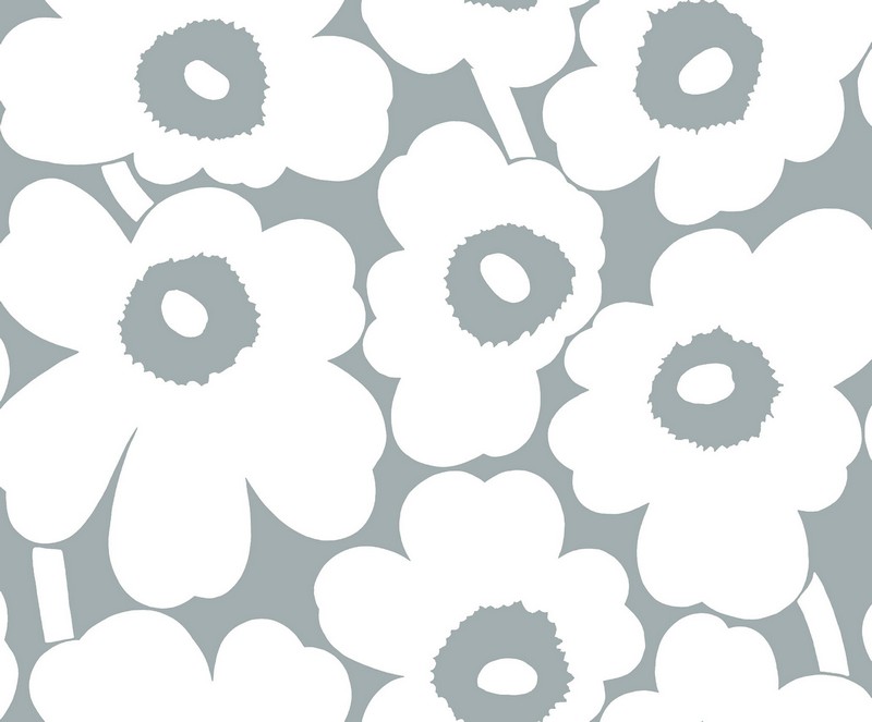 Marimekko 07 Unikko 25907 metallic (met gratis lijm!)