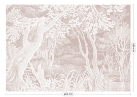 Kek Book III wp-768 Engraved Landscapes 400cm breed x 280cm hoog