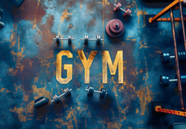 Fotobehang Gym