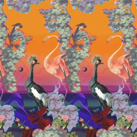 Christian Lacroix Maison PCL7049/01 Novafricia Sunset Scene 1 Tangerine (met gratis lijm)
