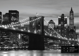 Fotobehang AG Design FTS0199 Brooklyn Bridge