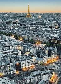 Fotobehang Idealdecor 00434 Aerial View Paris