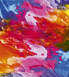 Fotobehang Abstract schilderij