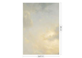 Kek Book V wp-393 Golden Age Clouds 194,8cm breed x 280cm hoog (met gratis lijm!)