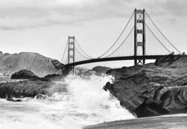 Fotobehang Idealdecor 00967 Golden Gate Bridge