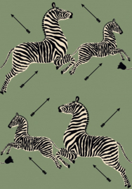 Hookedonwalls Scalamandré JV26008 Zebras (met gratis lijm!)
