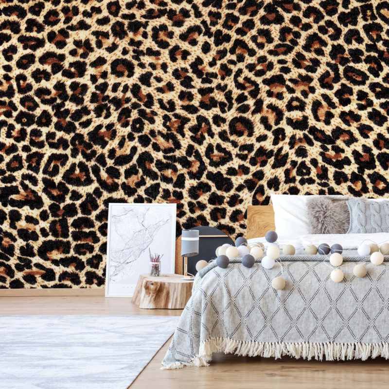informeel Celsius Subsidie Fotobehang Leopard | Wallart by Behangexpert serie 1 | Behang koop je  online bij Behangexpert !