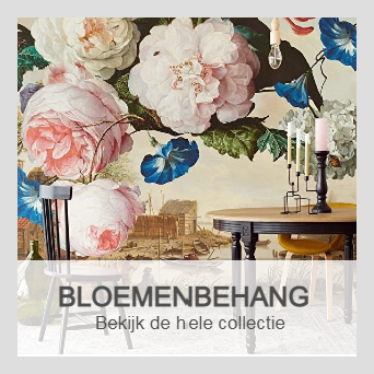 bloemen behang