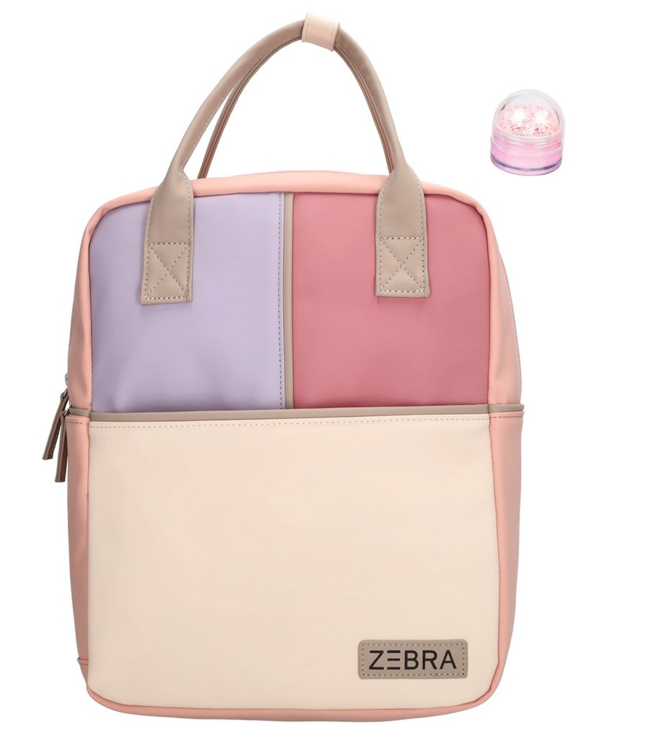 Zebra Rugzak Sterre Pink Colours - rugtas + kadootje