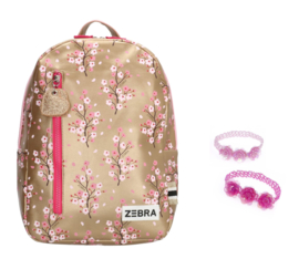 ZEBRA tas Pink Flower