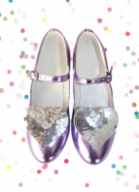 Prinsessen Schoenen Schoenclip - Shoe clip Hart Zilver