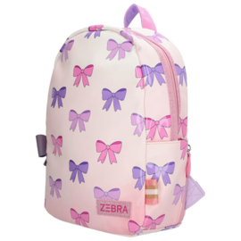 Zebra Rugzak Anna Strikjes - rugtas, schooltas, kinderrugzak + kadootje