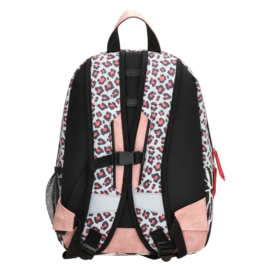 Zebra Pink Zebra Leopard Rugtas (m) + armbandje