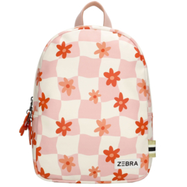 Zebra Rugzak Flower Fun - rugtas, schooltas, kinderrugzak + kadootje