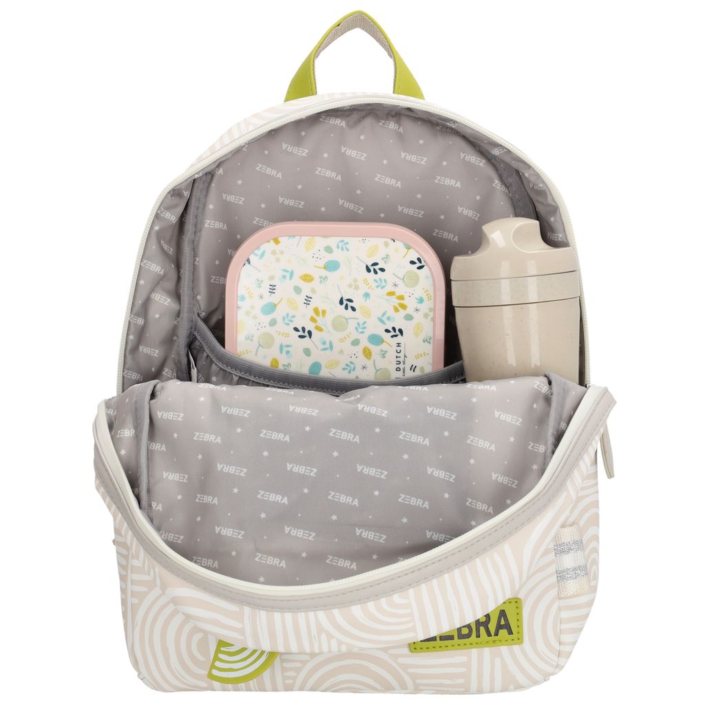 Zebra Rugzak Beige Bogen - rugtas + kadootje