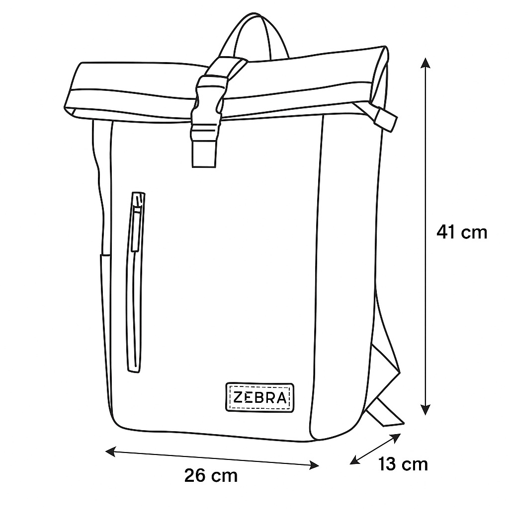 Zebra Rugzak Sterre Multibag - rugtas, schooltas, kinderrugzak + kadootje