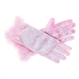 Prinsessen Handschoenen roze Gladys Souza
