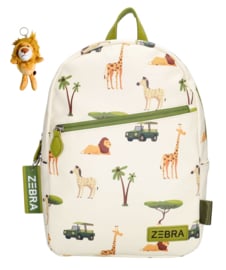 Zebra Rugzak Safari - rugtas, schooltas, kinderrugzak + kadootje