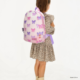 Zebra Rugzak Anna Strikjes - rugtas, schooltas, kinderrugzak + kadootje