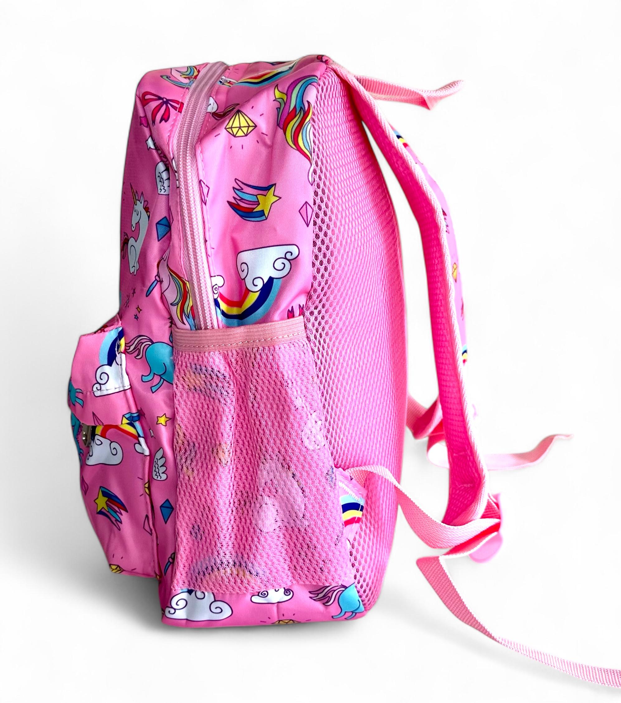 Unicorn Rugzak Fantasy Pink - schooltas - meisjes - eenhoorn rugtas - kindertas