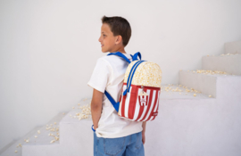 Zebra Rugzak Popcorn - rugtas, schooltas, kinderrugzak + kadootje