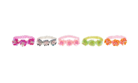 Zebra Rugzak Flowers Pink (m) + gratis armbandje