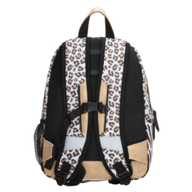 Zebra Camel Zebra Leopard Rugtas (m) + armbandje