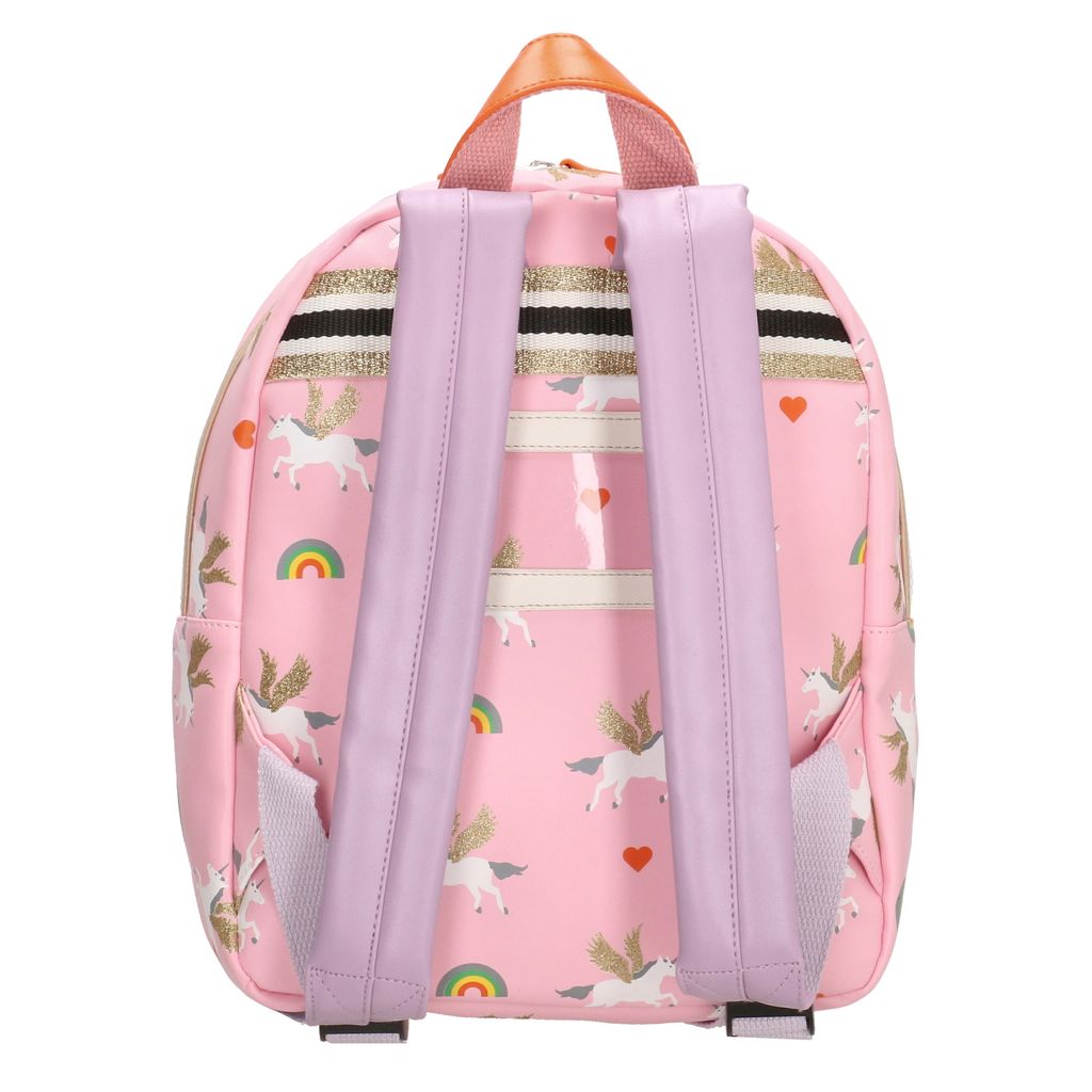 Zebra Rugzak Unicorn Love (s) - rugtajes, schooltas, kinderrugzak + armbandje