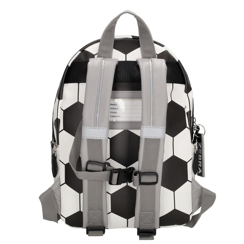 Zebra Rugzak Voetbal - rugtas + Dino Ei